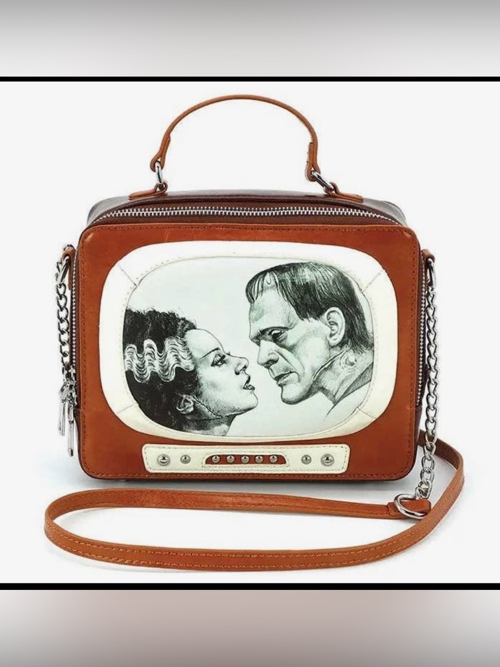 Frankenstein Portrait Crossbody Bag